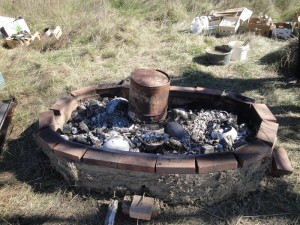 Cuissons bois à Vacquières - fin de cuisson