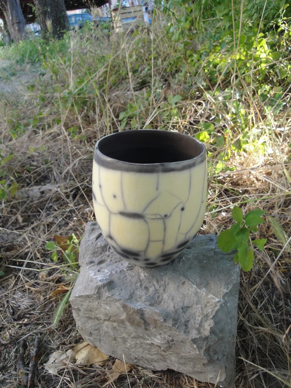 Vase raku nu - Aubessessions 2015
